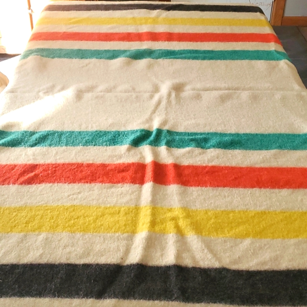 Golden  Dawn Hudson Bay Wool Blanket